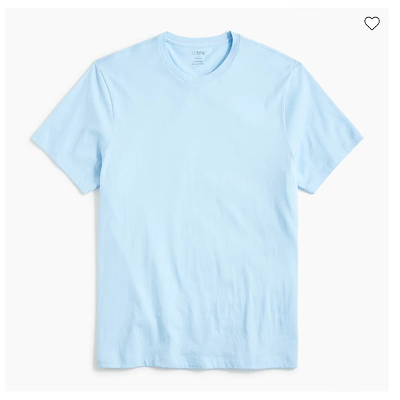 NWT J. Crew Men's Lustrous Royal Blue Washed Jersey Crewneck Tee - Picture 10 of 11